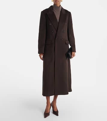 Double-breasted wool and cashmere coat | Victoria Beckham