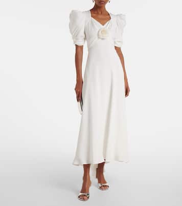 Robe aus Seiden-Crêpe | Rodarte