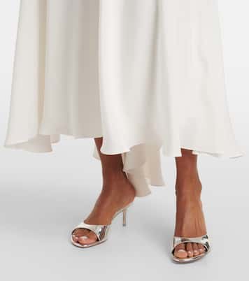 Robe aus Seiden-Crêpe | Rodarte