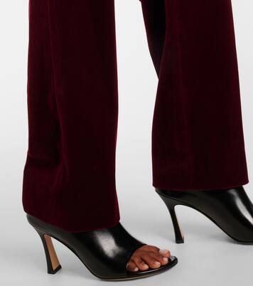 Nana cotton velvet straight pants | Blazé Milano