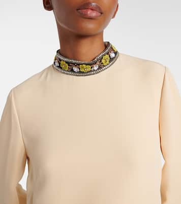 Cady Couture embellished silk gown | Valentino