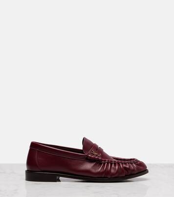 Le Loafer Cassandre leather penny loafers | Saint Laurent
