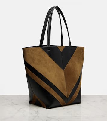 Pot Cabas suede and leather tote bag | Phoebe Philo
