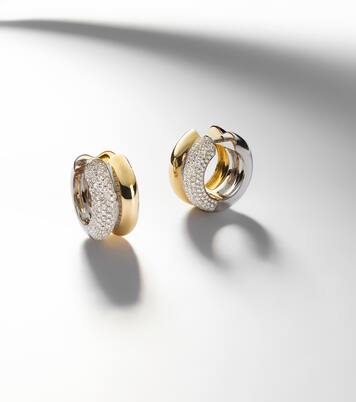 Boucles d'oreilles en or 9 ct et diamants | Yvonne Léon