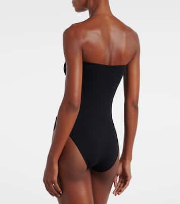 DressCode bow-detail bandeau swimsuit | Eres