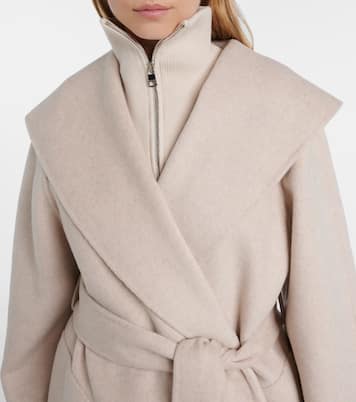 Edgemere wool-blend wrap jacket | Varley