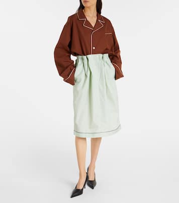 Oversize-Hemd aus Baumwolle | Prada