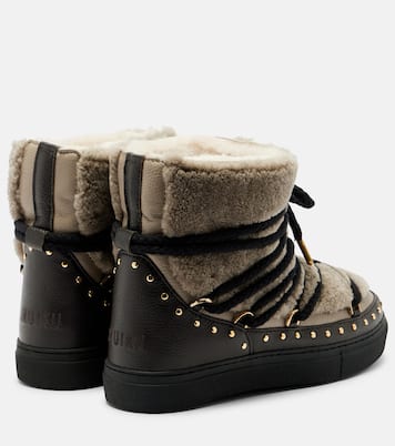 Curly Rock studded shearling snow boots  | Inuikii