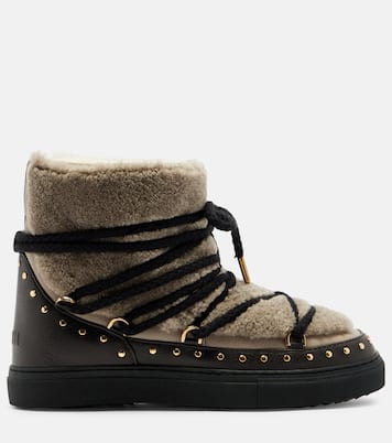 Curly Rock studded shearling snow boots  | Inuikii
