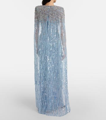 Symphony embellished caped gown | Jenny Packham