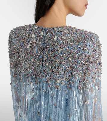 Symphony embellished caped gown | Jenny Packham