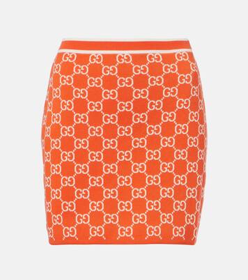 GG cotton jacquard miniskirt | Gucci