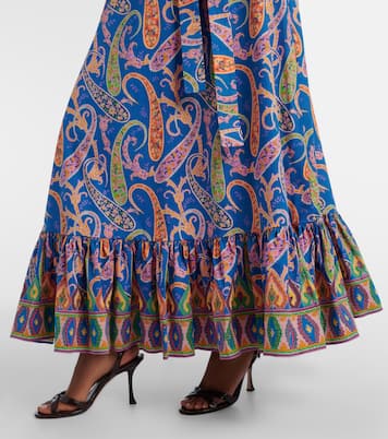 Robe longue en coton mélangé | Etro