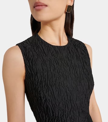 Zua feather-trimmed midi dress | Roksanda