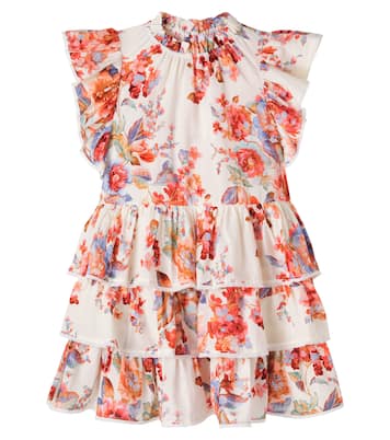 Robe Awaken en coton à fleurs | Zimmermann Kids