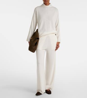 Pantalon ample Piega en cachemire | Max Mara