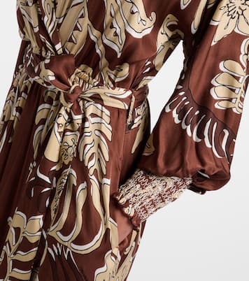 Abito lungo Kristen con stampa | Poupette St Barth