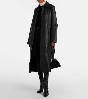 Mantel aus Leder | Toteme