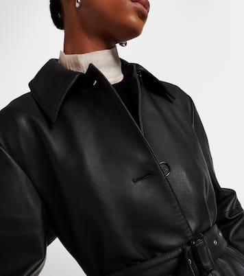 Mantel aus Leder | Toteme