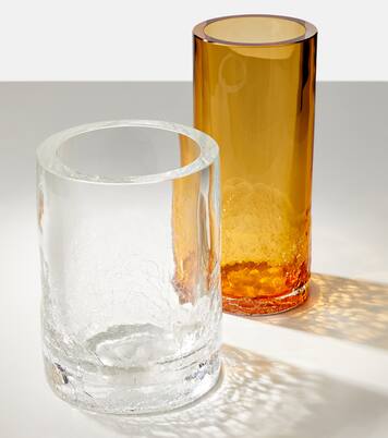 Frusen Low glass vase | Michaël Verheyden