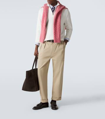 Logo cotton half-zip sweater | Polo Ralph Lauren