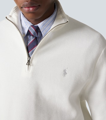 Logo cotton half-zip sweater | Polo Ralph Lauren