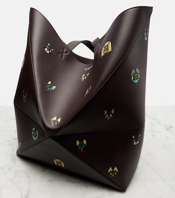 X Louis Wain – Sac Puzzle Fold Cats en cuir | Loewe
