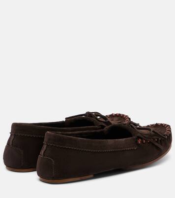 Indiana tasseled suede loafers | Paris Texas