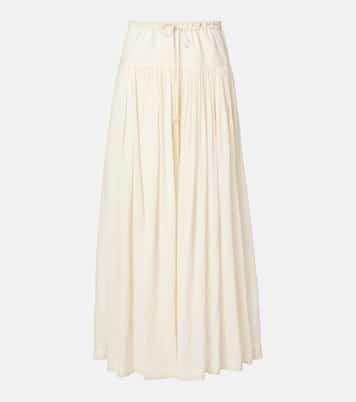 Berenice cotton muslin wide-leg pants | The Row