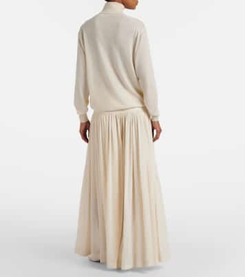 Berenice cotton muslin wide-leg pants | The Row