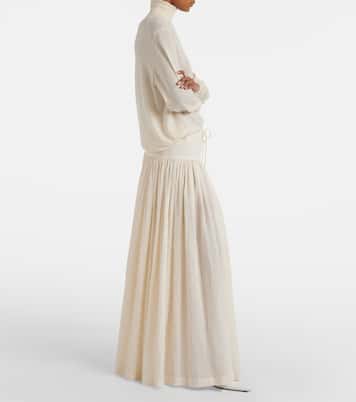 Berenice cotton muslin wide-leg pants | The Row