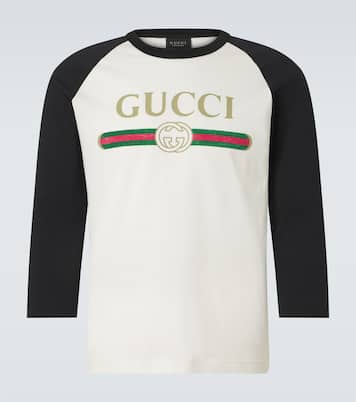 Longsleeve aus Baumwolle und Seide | Gucci