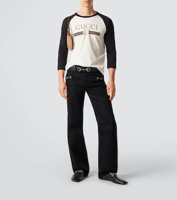 Longsleeve aus Baumwolle und Seide | Gucci