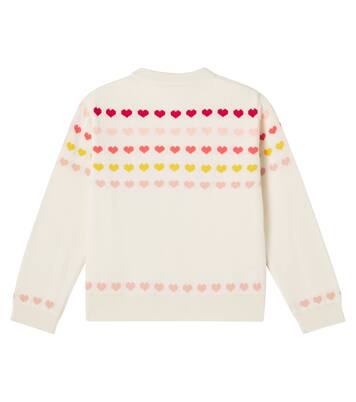 Laligne jacquard cotton cardigan  | Bonton