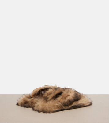 Shearling thong sandals | Dolce&Gabbana