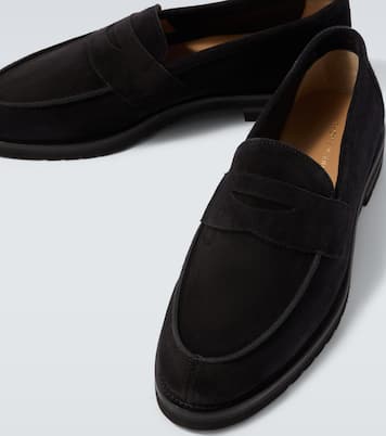 Suede penny loafers | Thom Sweeney
