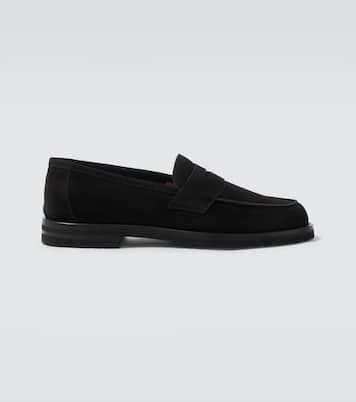 Suede penny loafers | Thom Sweeney