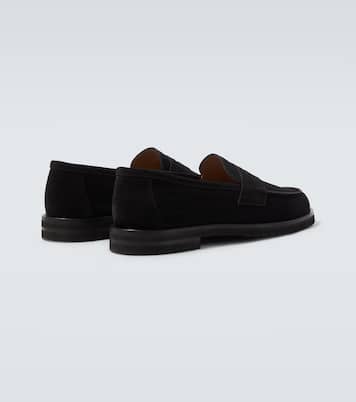 Suede penny loafers | Thom Sweeney