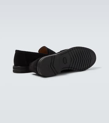 Suede penny loafers | Thom Sweeney