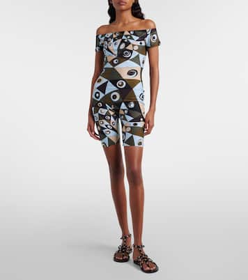 Combi-short Occhi à encolure bardot | Pucci