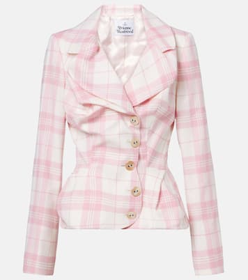Checked wool-blend blazer | Vivienne Westwood