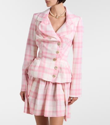 Checked wool-blend blazer | Vivienne Westwood