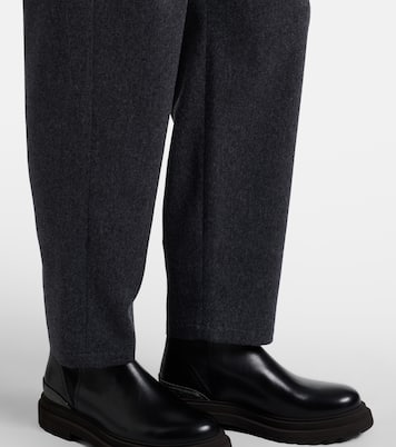 Pantalones rectos de lana | Brunello Cucinelli