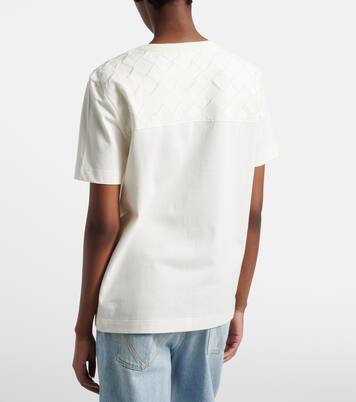 Intrecciato cotton jersey T-shirt | Bottega Veneta