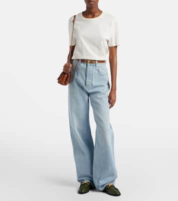 Intrecciato cotton jersey T-shirt | Bottega Veneta