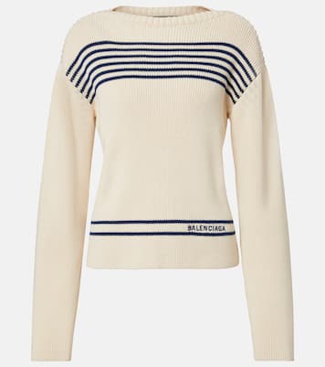 Striped cotton sweater | Balenciaga