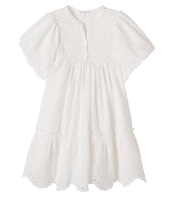 Cruz broderie anglaise cotton dress | Poupette St Barth Kids