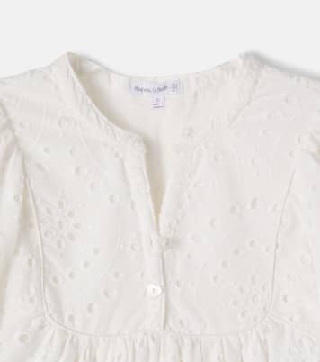 Cruz broderie anglaise cotton dress | Poupette St Barth Kids