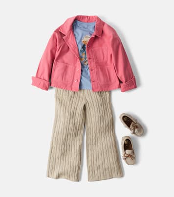 Cable-knit cotton pants | Polo Ralph Lauren Kids