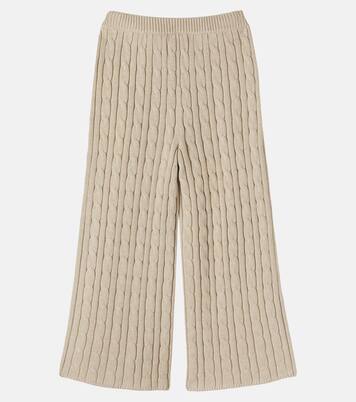 Cable-knit cotton pants | Polo Ralph Lauren Kids